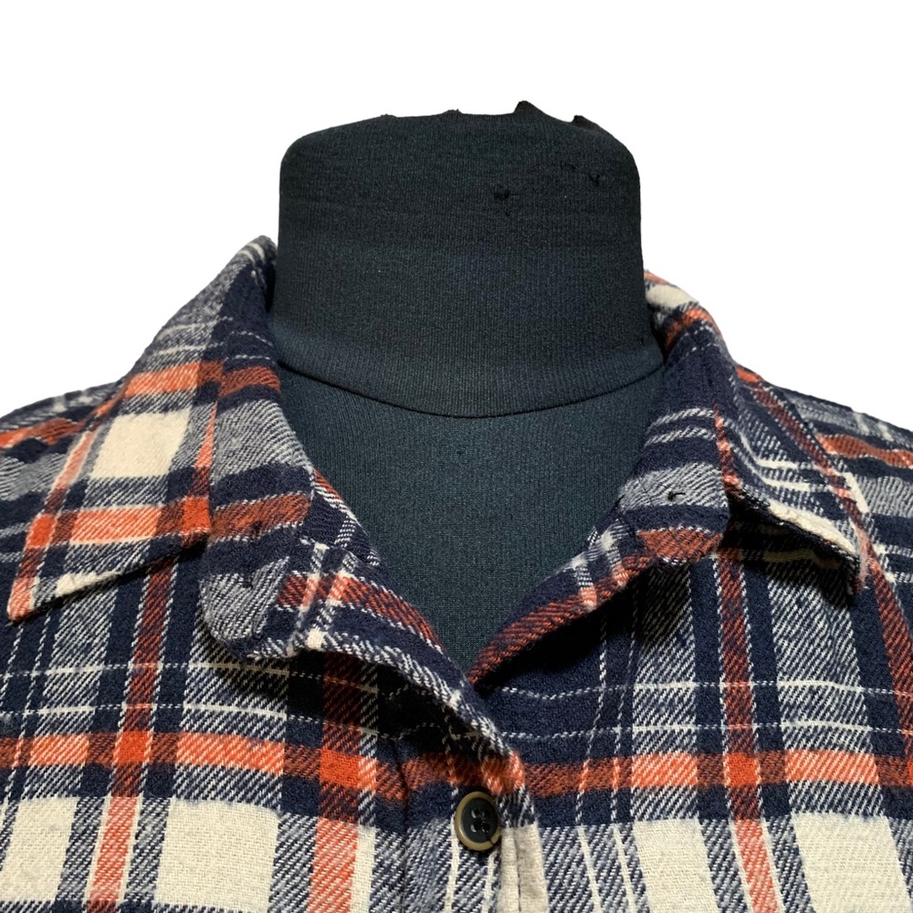 JACHS MFG CO. Flannel Plaid Shirt Long Sleeve Size Large - Picture 5 of 12